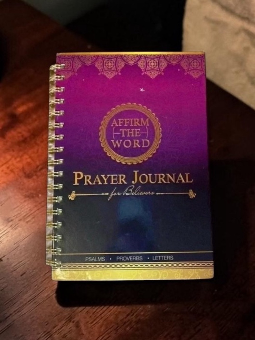 “AFFIRM THE WORD” Prayer Journal Spiral Bound Notebook Journal for Women